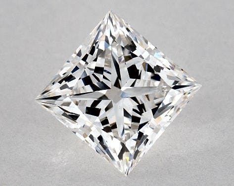 Lab-Created 1.57 Carat Princess Diamond F Color VS1 Clarity Ideal Cut James Allen
