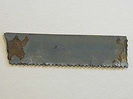 polishing laps - hacksaw blade