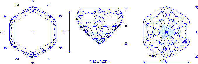 Sonoran Snowflake - diagrams